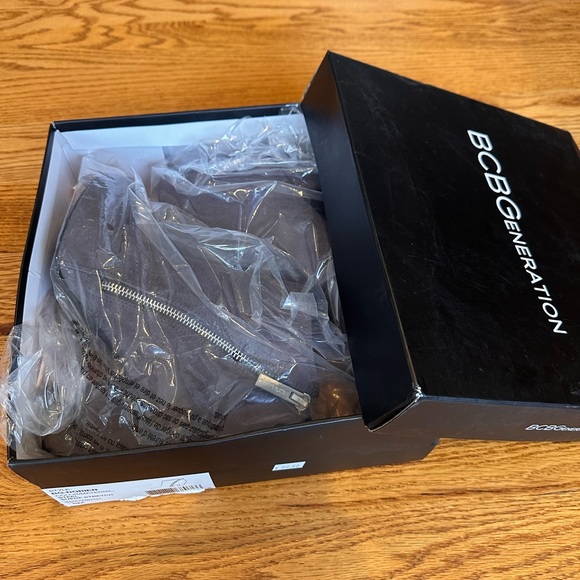 BCBGeneration Steel Suede Stretch Bootie - Picture 12 of 13